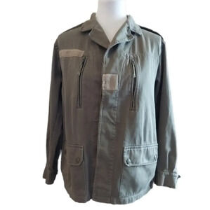 Vintage French Military Mageco Villefranche 1992 Field Utility Jacket‎ Ol…